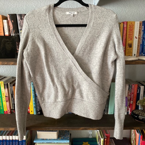 Madewell Wrap Sweater - Picture 1 of 2